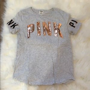 Victoria’s Secret pink shirt lightly worn (s)